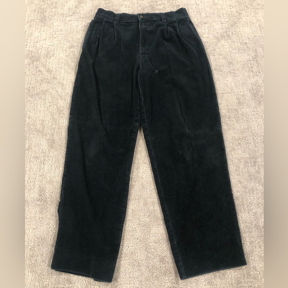 Dark Blue Corduroy Pants